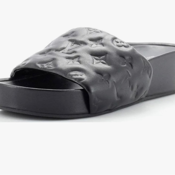 LOUIS VUITTON JUMBO PLATFORM MULES SLIDES PILLOW - Picture 6 of 10